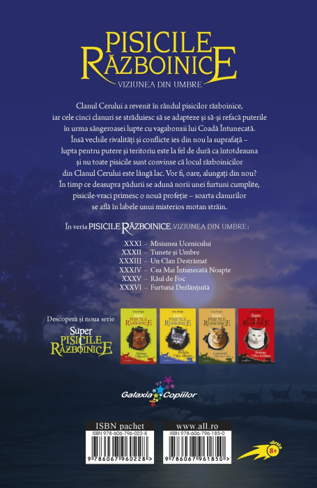 Cartea 34 Pisicile Războinice. Viziunea din umbre Cea Mai Întunecată Noapte [2]