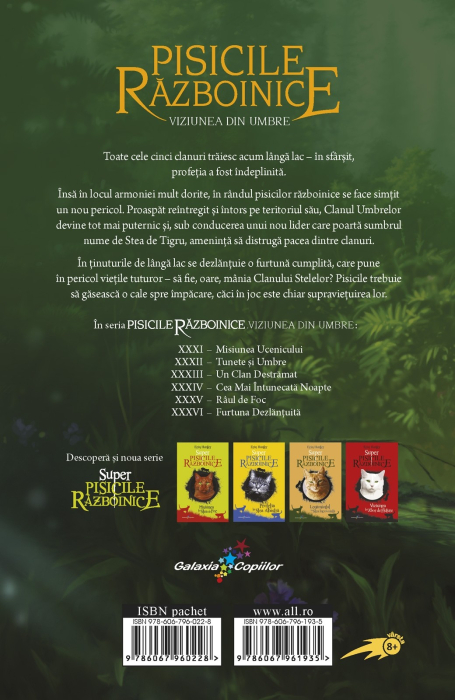 Cartea 36 Pisicile Războinice. Viziunea din umbre Furtuna Dezlănţuită [2]