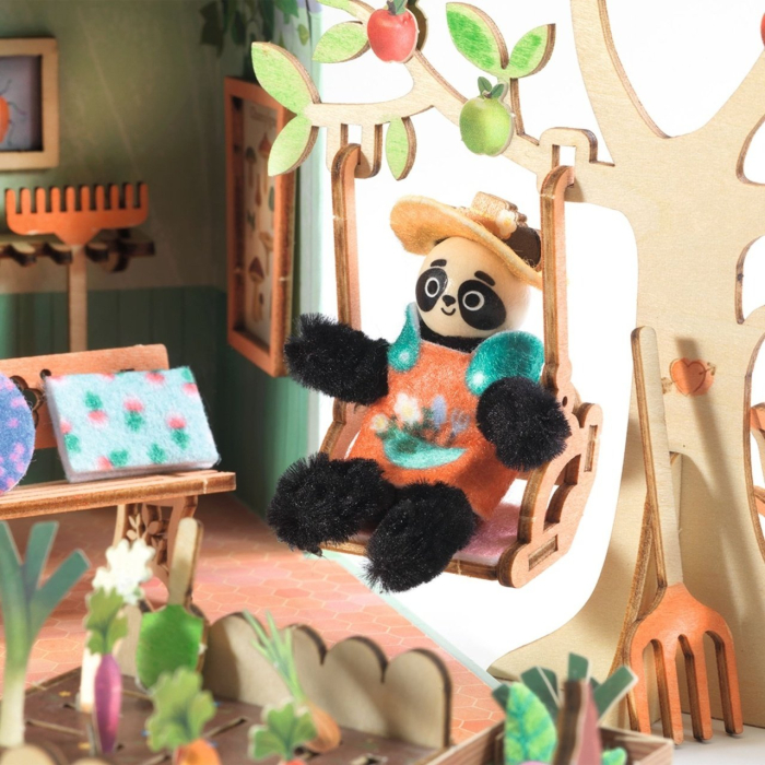 Casuta miniaturala de asamblat si colorat Olive , Djeco [6]