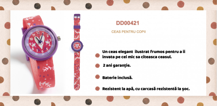 Ceas de mana Ritmul inimii, Djeco [10]
