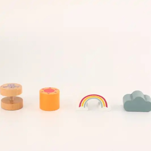 Centru din lemn educativ Montessori, Cub activitati bebelusi 5 in 1, delfin, 1 an+ [10]