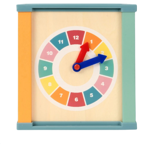 Centru din lemn educativ Montessori, Cub activitati bebelusi 5 in 1, Ocean, 1 an + [6]