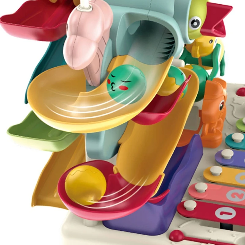 Centru Educativ de Activitati pentru Copii, 7 Functii de Joc si o Jucarie Puisor cu Magnet, Multicolor, 3 luni, rosu, Edujucarii [6]