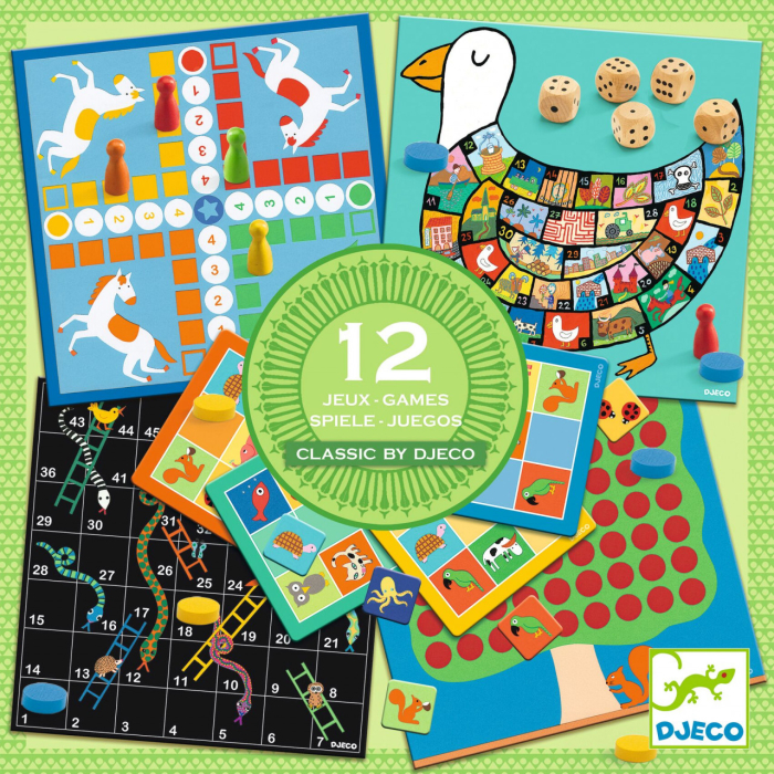 Colectia de 12 jocuri clasice, Djeco [4]