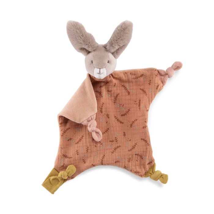 Comforter, jucarie bebe senzoriala Iepuras argila, Moulin Roty [2]
