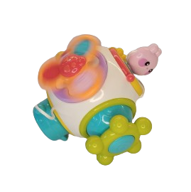 Cub cu activitati pentru Copii, 6 in 1, spinner rotativ, ABS, Multicolor, EduJucarii, 12 luni+ [3]