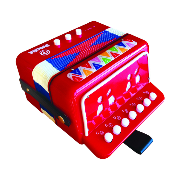 Instrument muzical acordeon rosu, Svoora [3]