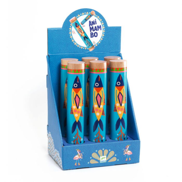 Instrument muzical Rain stick din lemn, Djeco [2]