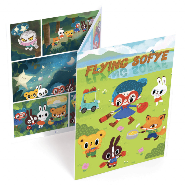 Joc creativ benzi animate Sofie, Djeco [4]