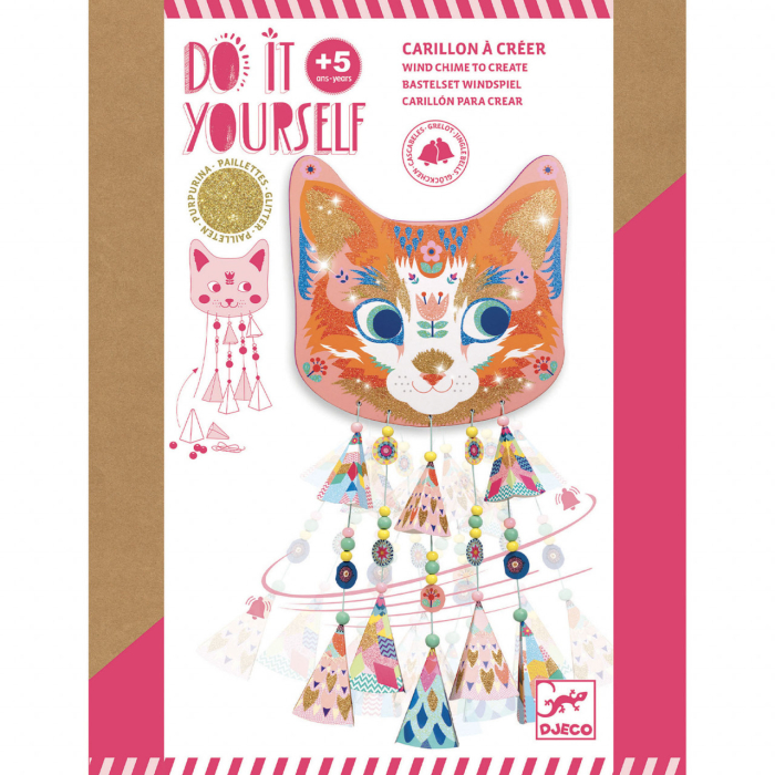 Joc creativ DIY Decoratie mobila pisicuta, Djeco [4]