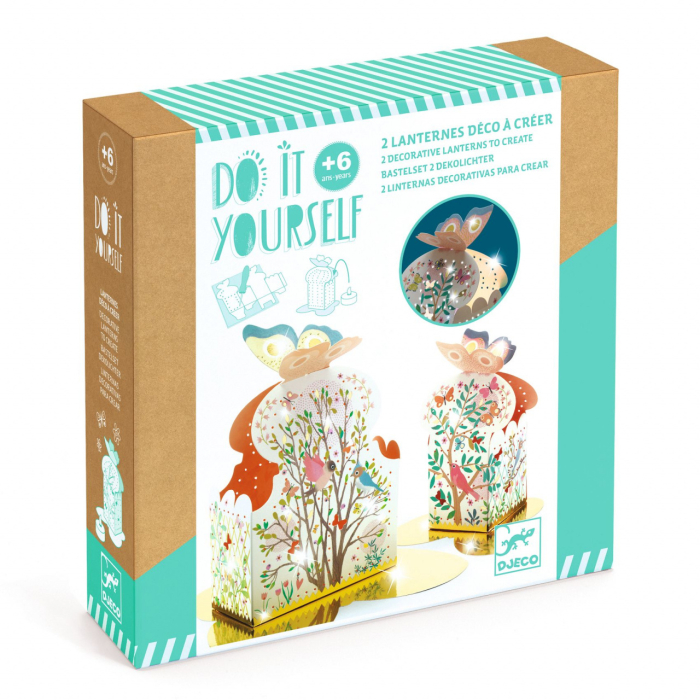 Joc creativ DIY felinar Lumini si umbre, Djeco [2]