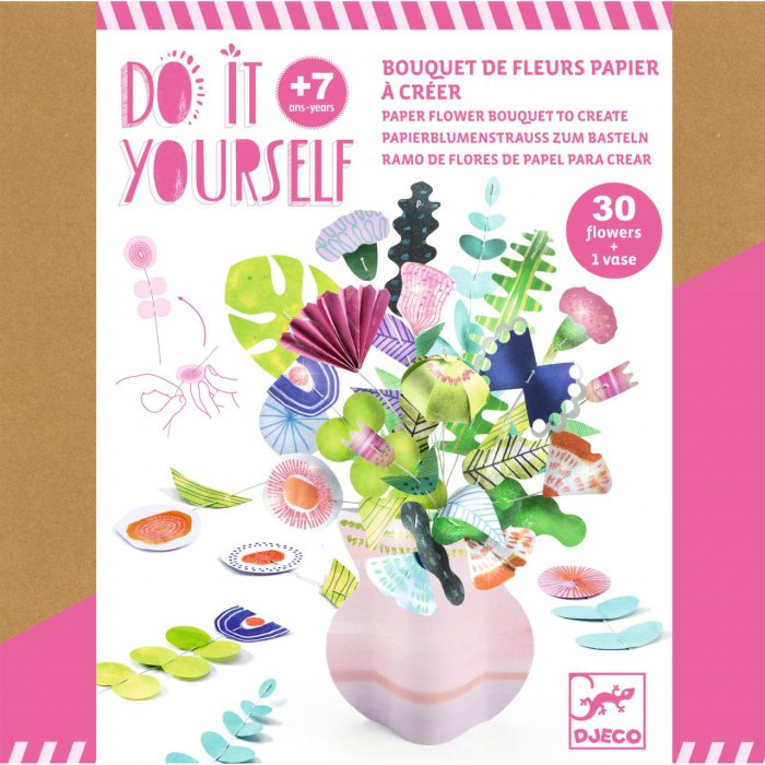 Joc creativ DIY Flori delicate, Djeco [3]