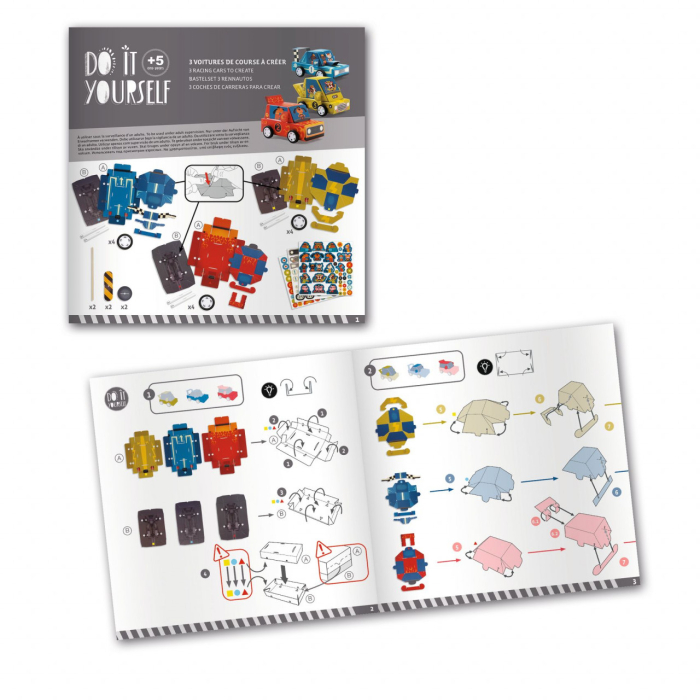 Joc creativ DIY Grand Prix, Djeco [3]