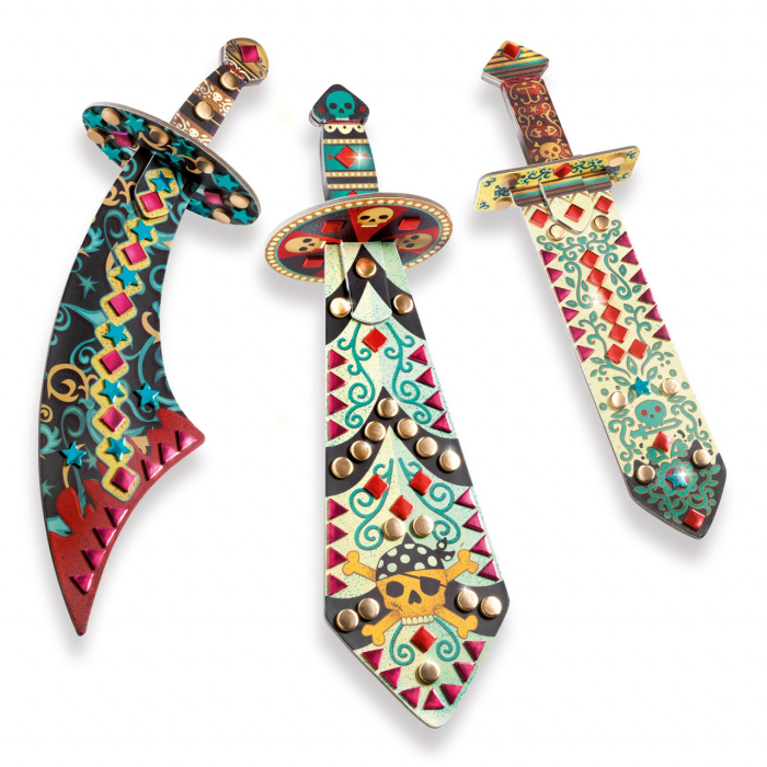 Joc creativ DIY Sabiile piratilor, Djeco [4]