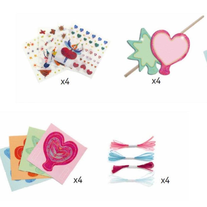 Joc creativ DIY Zane mici, Djeco [6]