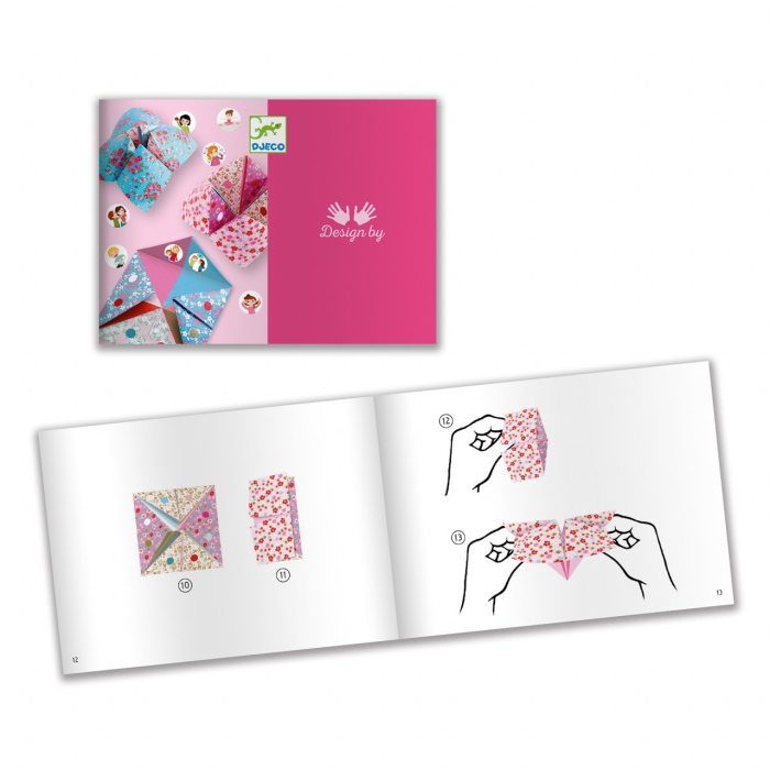 Joc creativ Initiere origami roz, Djeco [7]