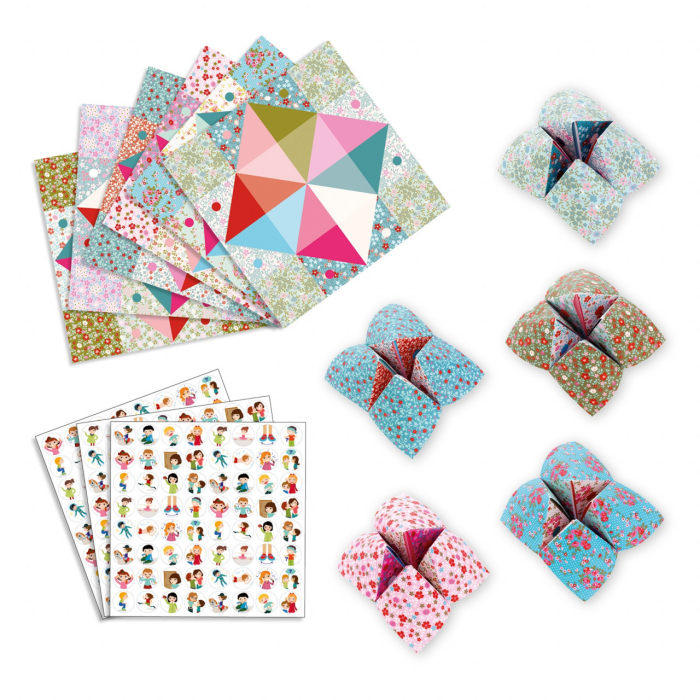Joc creativ Initiere origami roz, Djeco [3]
