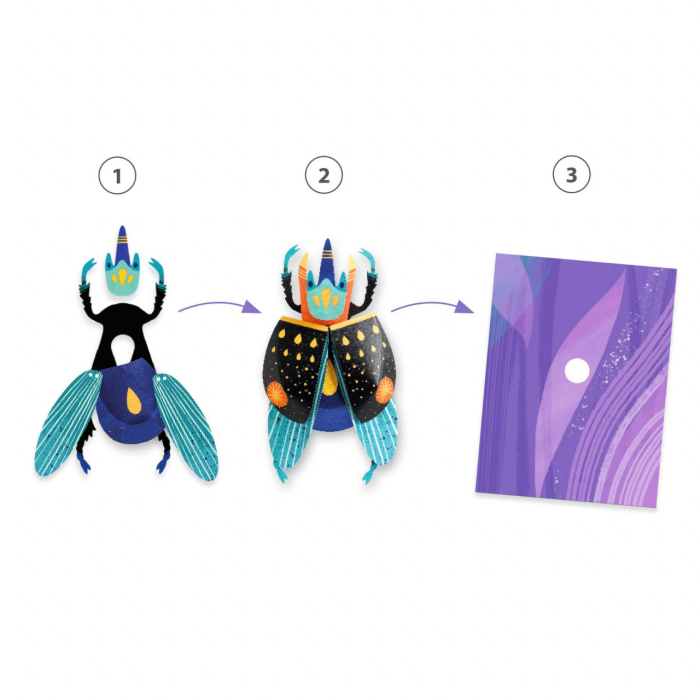 Joc creativ Insecte stralucitoare, Djeco [7]