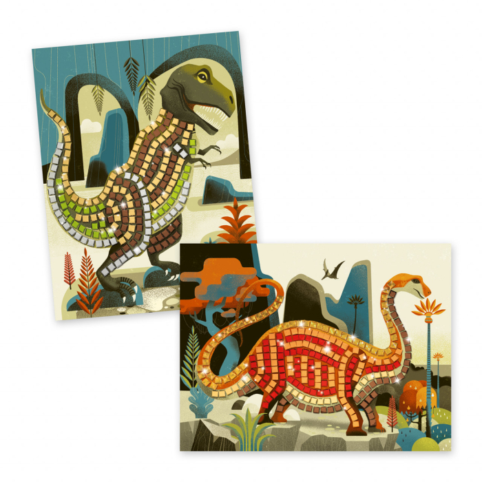 Joc creativ mozaic Dinozauri, Djeco [6]