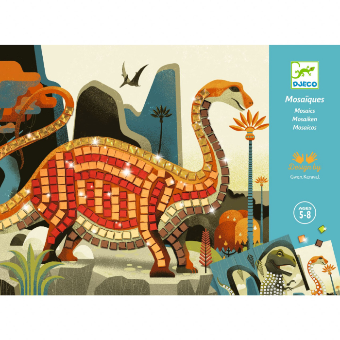 Joc creativ mozaic Dinozauri, Djeco [3]