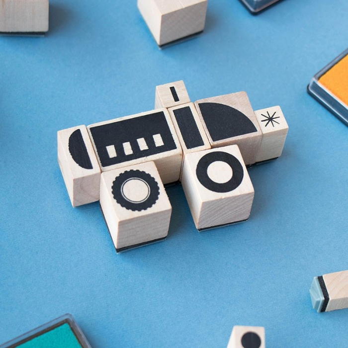 Joc creativ stampile Mijloace de transport, Londji [2]