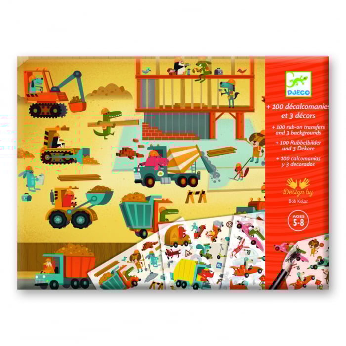 Joc creativ Transferuri cu vehicule, Djeco [1]