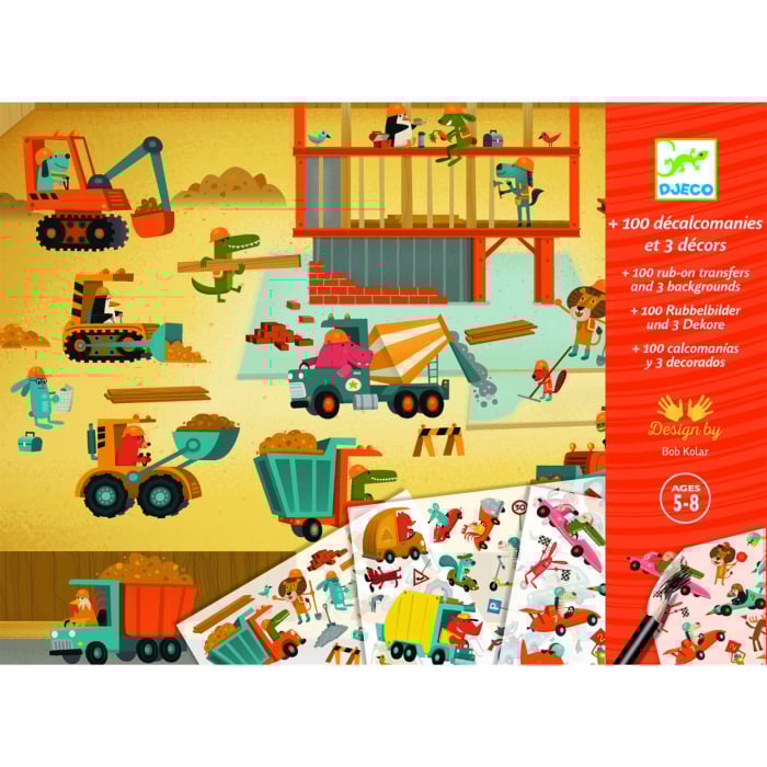 Joc creativ Transferuri cu vehicule, Djeco [2]