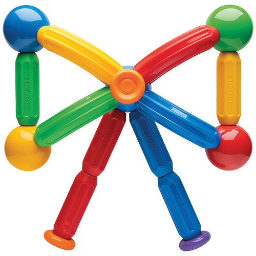 Joc cu magneti Stick-O, Set de baza cu 20 piese [5]