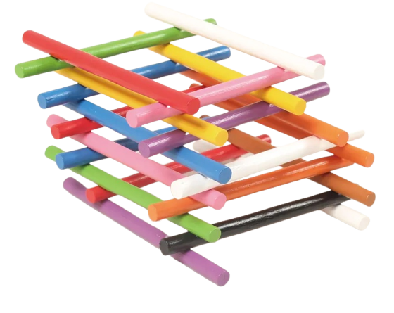 Joc de aritmetica cu cifre, simboluri matematice magnetice si betisoare din lemn in cutie metalica, 75 piese , Edujucarii [7]