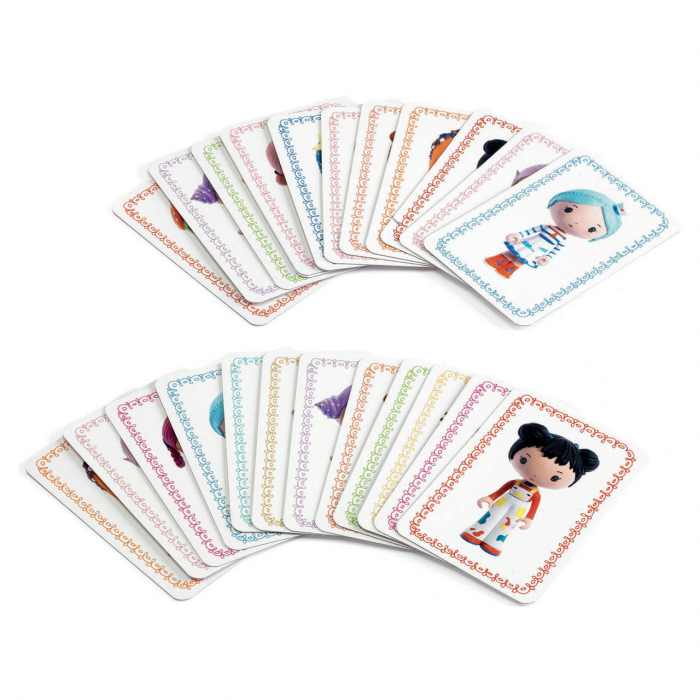 Joc de carti Printesele Tinyly Mini Mistigri, Djeco [4]