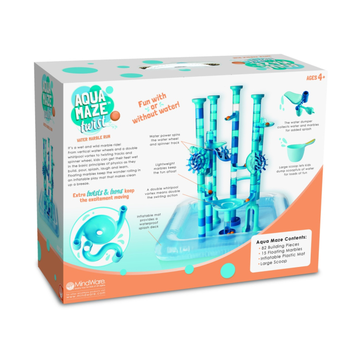 Joc de constructie traseu cu bile si apa, Aqua maze twist [2]