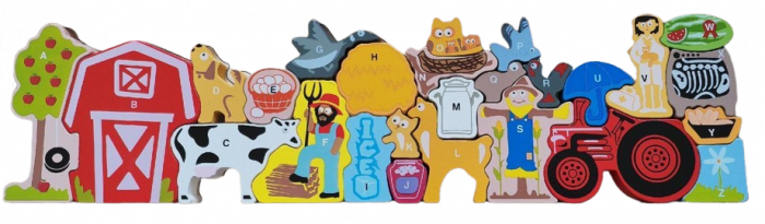 Joc de imbinare din lemn, tetris ferma animalelor [6]