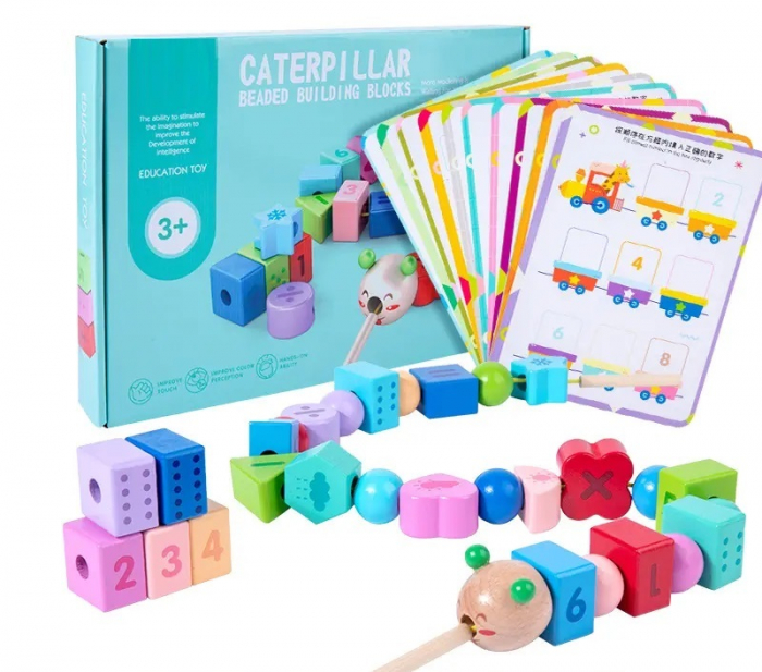 Joc de insiruit cifre si forme, Omida cu operatiuni educative cu planse, 3 ani+ [1]