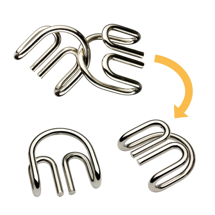 Joc de logica Crazix 6 jocuri metalice, Djeco [5]