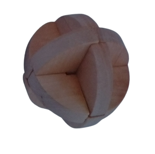 Joc de logica IQ, Set 6 piese, Lu Ban Lock, Demonteaza si monteaza [7]