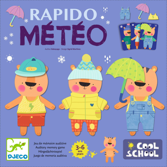 Joc de memorie Rapido Meteo, Djeco [3]