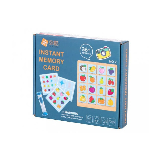 Joc de memorie si inteligenta din lemn Instant Memory Card, + 3ani [4]