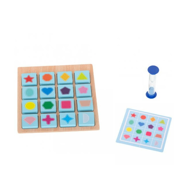 Joc de memorie si inteligenta din lemn Instant Memory Card, + 3ani [5]