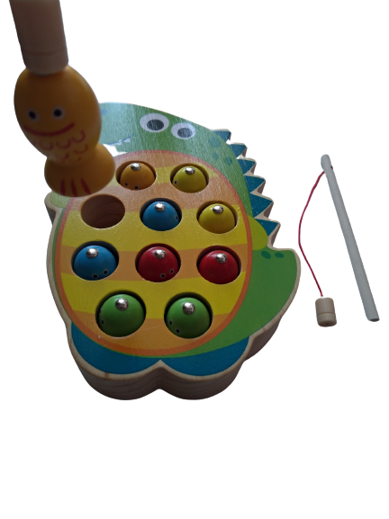 Joc de pescuit magnetic Dinozaur, Dinosaur fishing game - Ohye [5]