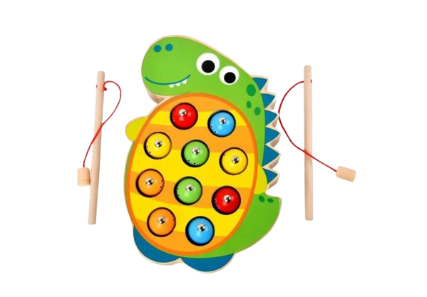 Joc de pescuit magnetic Dinozaur, Dinosaur fishing game - Ohye [7]