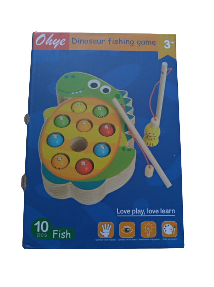 Joc de pescuit magnetic Dinozaur, Dinosaur fishing game - Ohye [9]