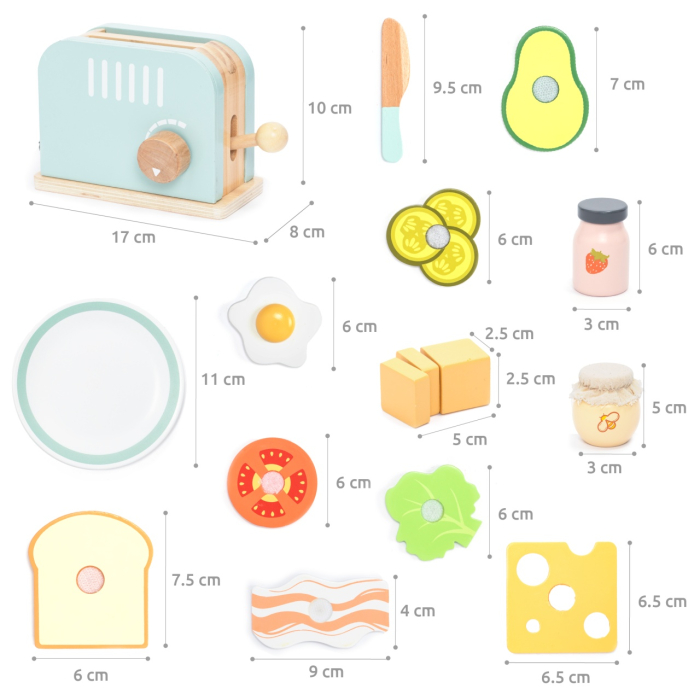 Joc de rol Invat sa prepar sandwich, UMU Toys [2]
