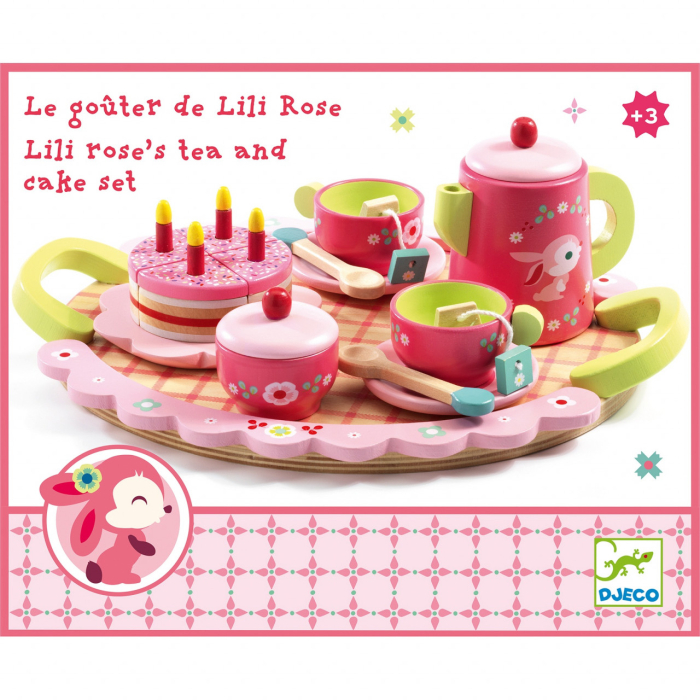 Joc de rol Set aniversar roz, Djeco [7]