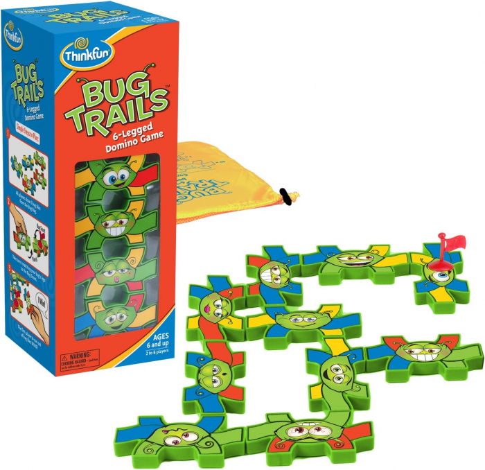 Joc Domino Bug Trails, 40 piese insecte, 3 ani +, EduJucarii [1]