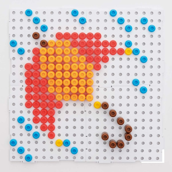 Joc educativ de dezvoltare a imaginatiei si creativitatii, Mozaic 2D, 3D,  3 ani+, Edujucarii [16]