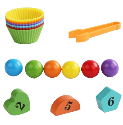Joc Educativ din Lemn, Ceas Dinozaur, Sortare Culori și Motricitate Fină, Montessori 3 ani+, EduJucarii [3]