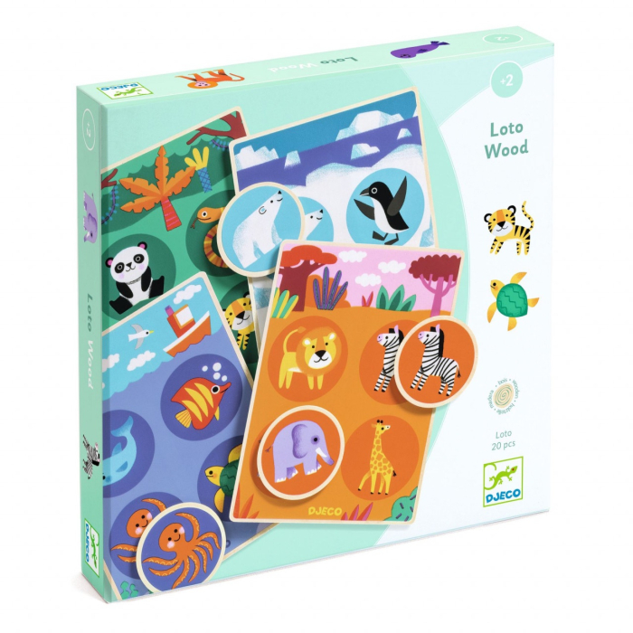 Joc educativ Loto animale, Djeco [7]