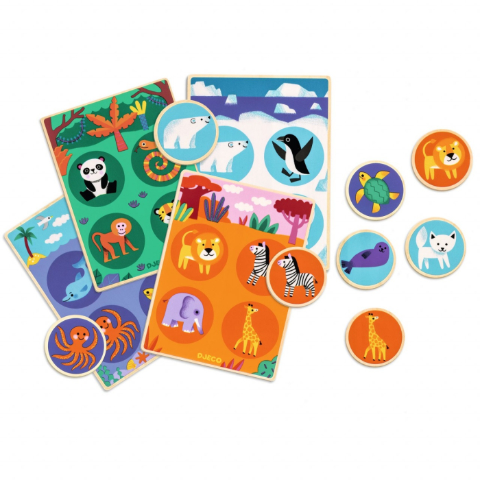 Joc educativ Loto animale, Djeco [6]