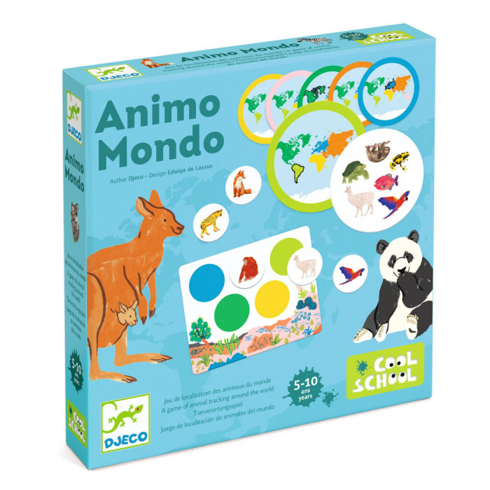 Joc educativ Loto Animo mondo, Djeco [2]