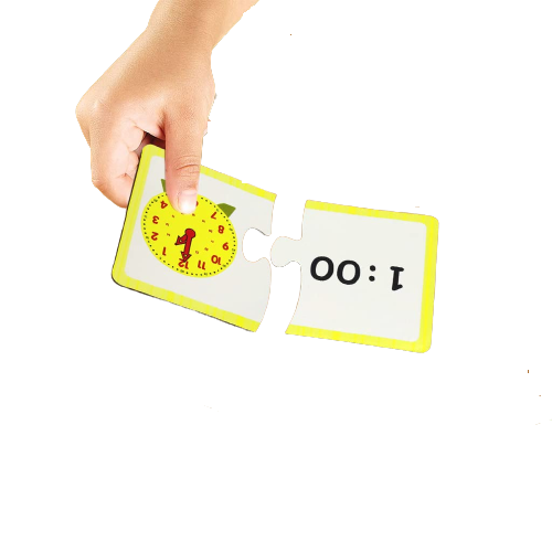 Jocul Educativ Montessori pentru Copii, Ceasul, 28 Piese, 3 Ani [2]